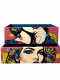 Hand Painted Vintage chest of Drawers