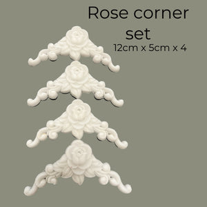 Rose Corner Set of 4 - Unique Options