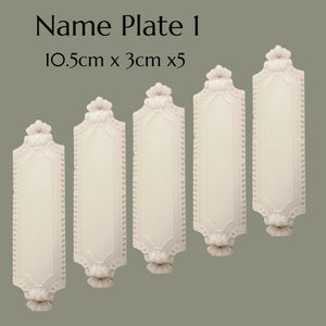 Name plate #1 - Unique Options